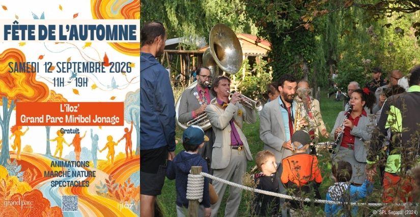 Fête de l'Automne 2026 au Grand Parc Miribel Jonage : ateliers nature et spectacles gratuits en famille