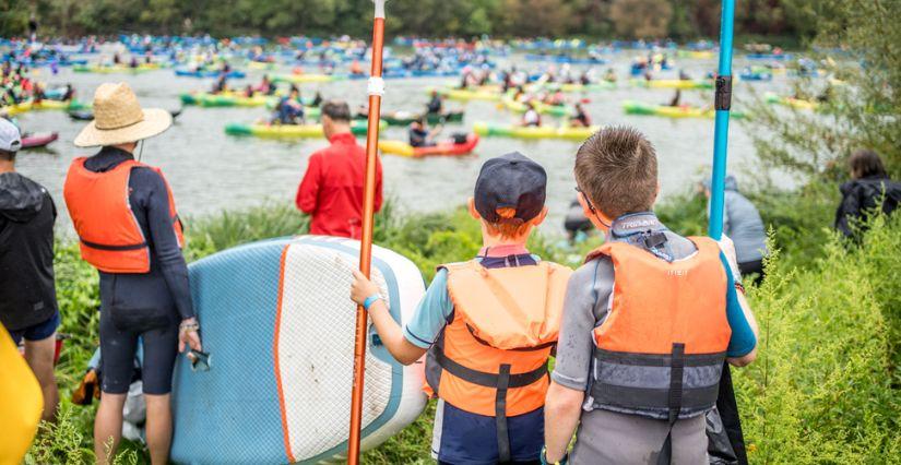 Lyon Kayak 2026 : traversez Lyon en canoë en famille !
