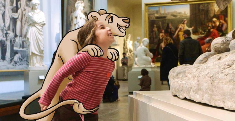  Visite en famille "Sur la piste des lions" 6-12 ans au Musée des Beaux-Arts - Lyon 1er