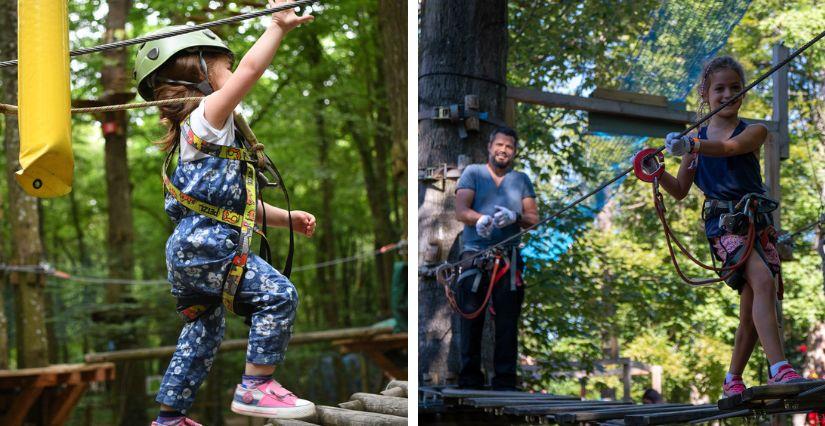France Aventures Lyon : l'accrobranche historique au Fort de Bron