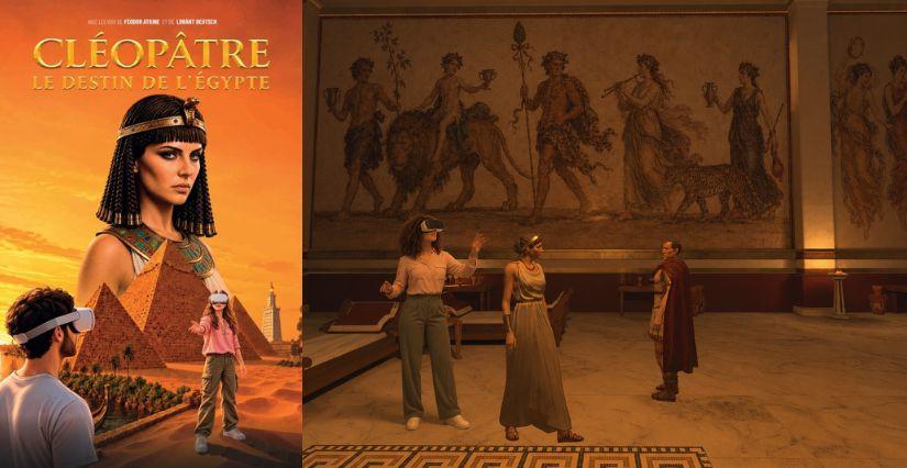 Cléopâtre en Réalité Virtuelle à Lyon : l'expérience immersive en famille au Cube Orange