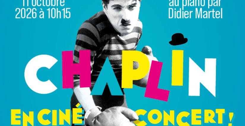 Festival Lumière 2026 : grand ciné-concert Charlie Chaplin en famille à la Halle Tony Garnier